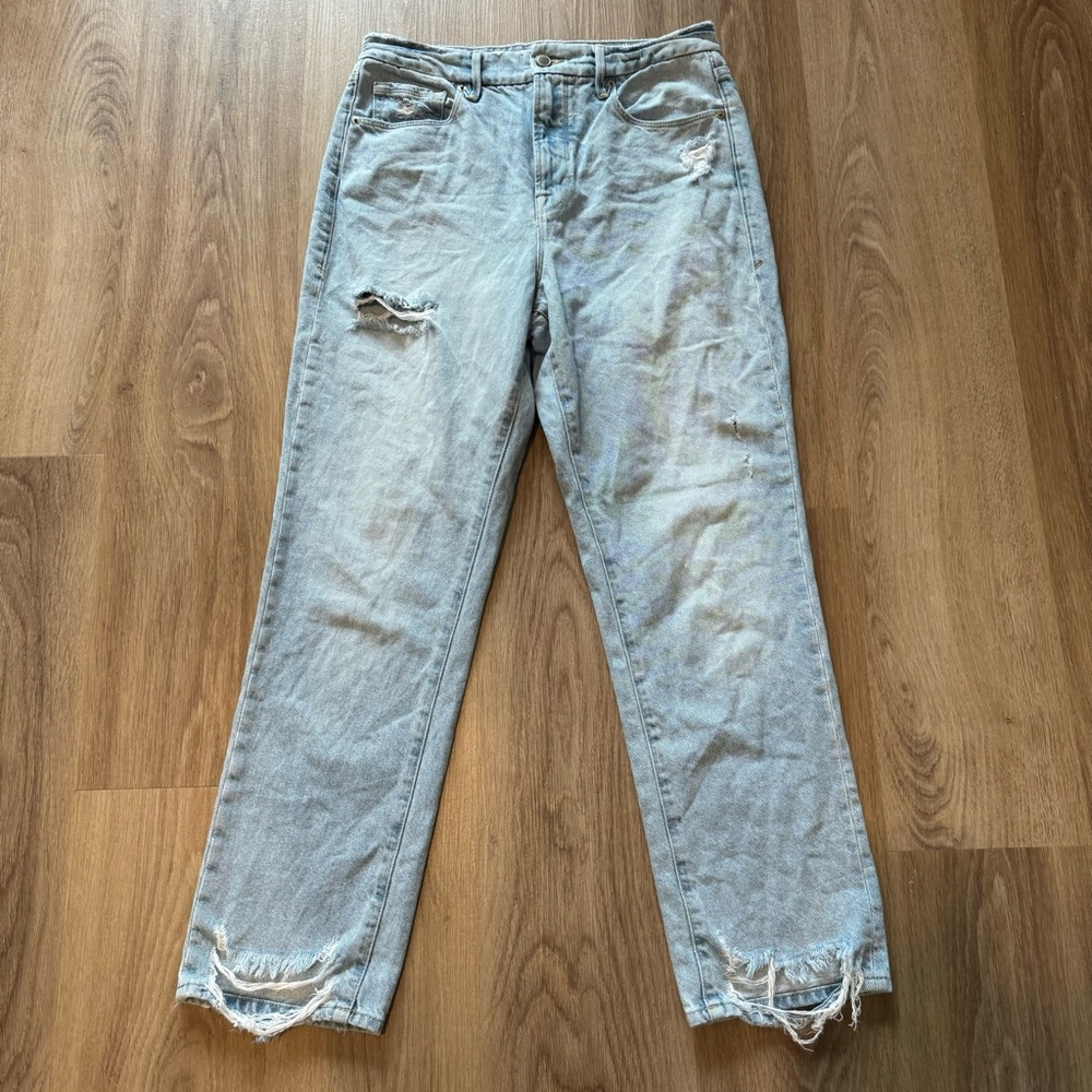 Good American Straight Leg Jeans